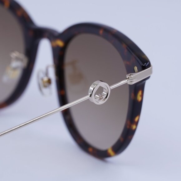 Kate Spade KEESEY/G/S 0086 HA Sunglasses Havana Round Frame, Brown Lenses